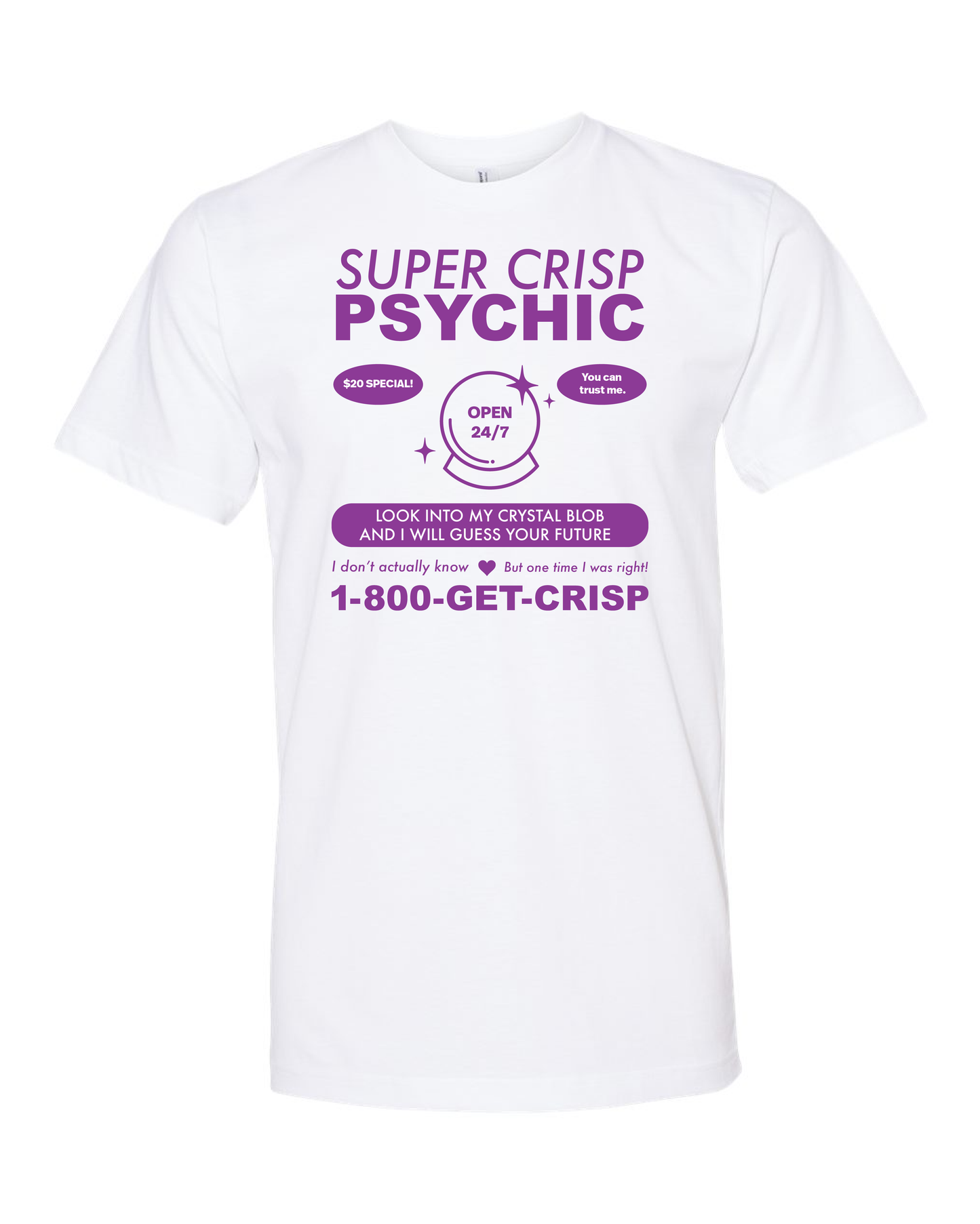 Super Crisp Psychic Tee PREORDER CLOSED