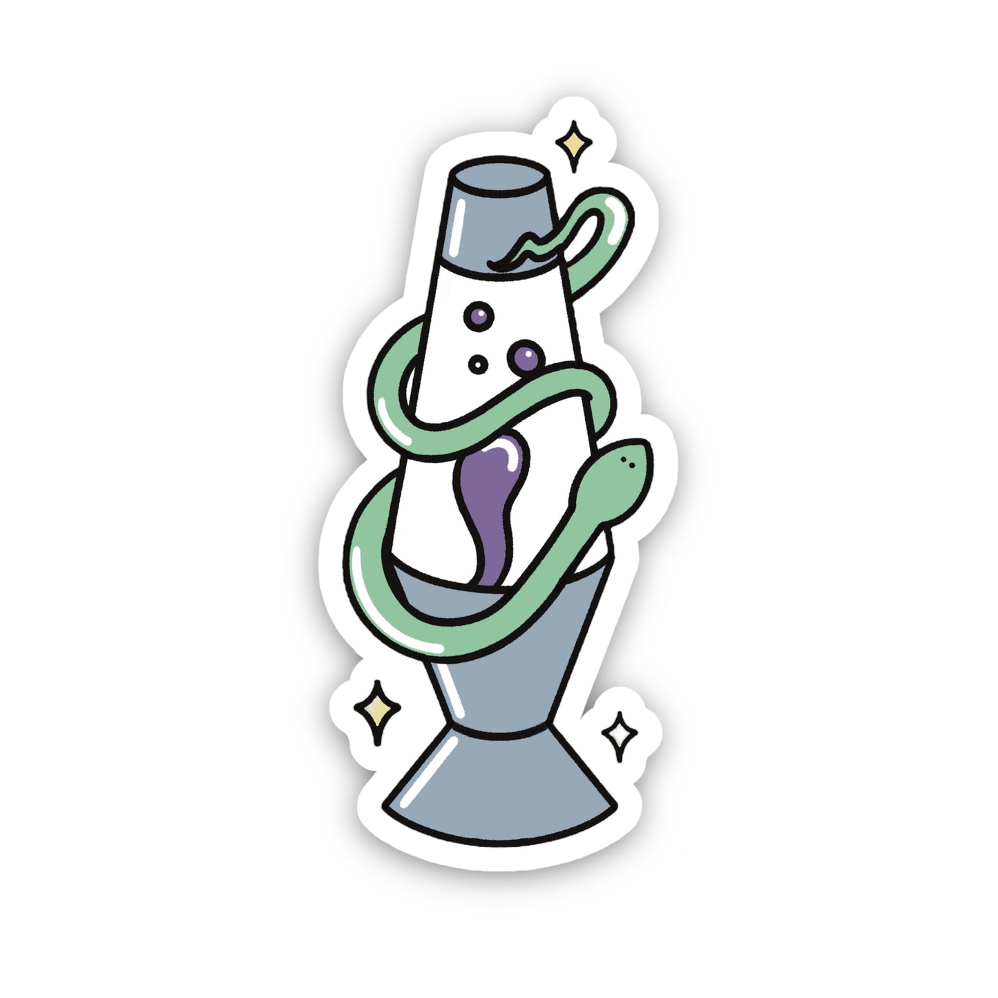 Clear Lava Lamp Sticker