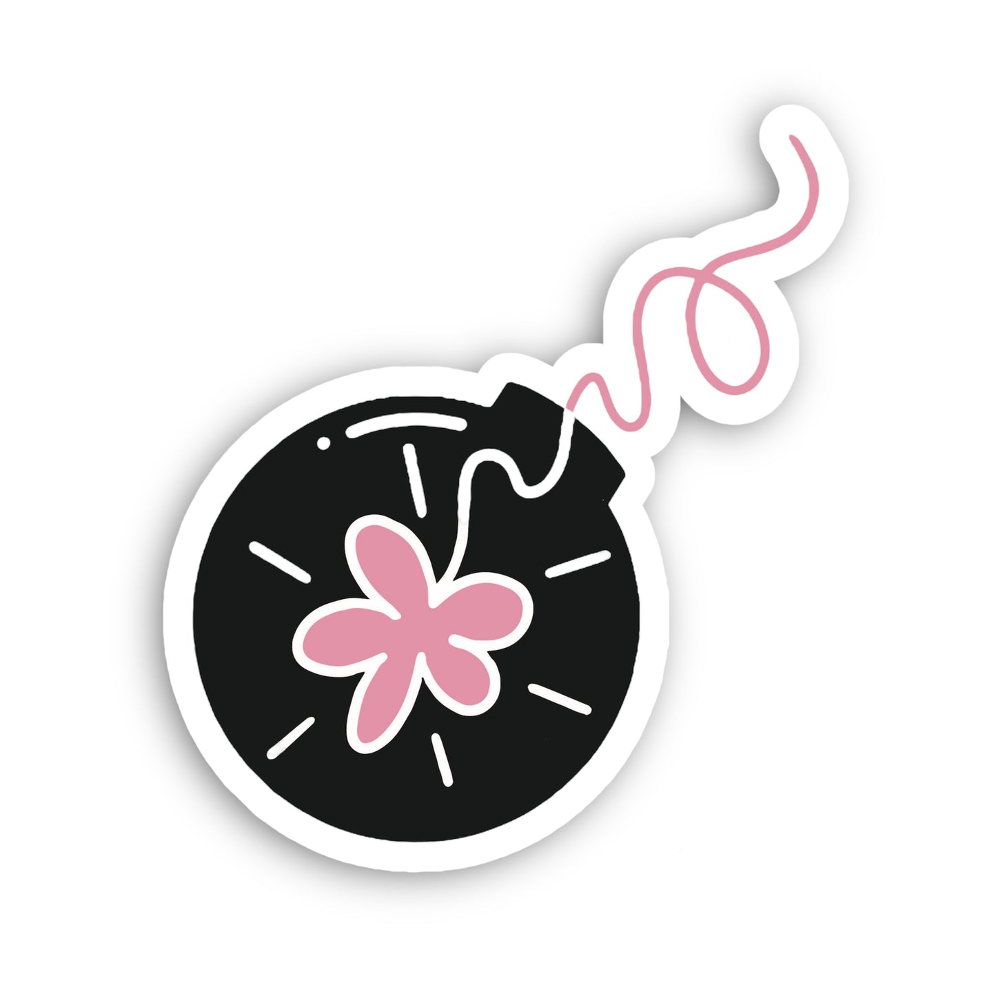 Flower Bomb Sticker